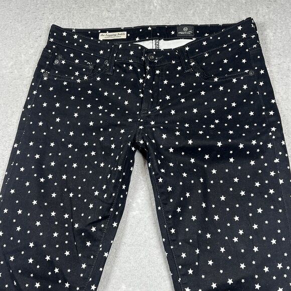 Adriano Goldschmied AG Jeans Womens 28R Black The Legging Star Skinny Jeans - Picture 2 of 16